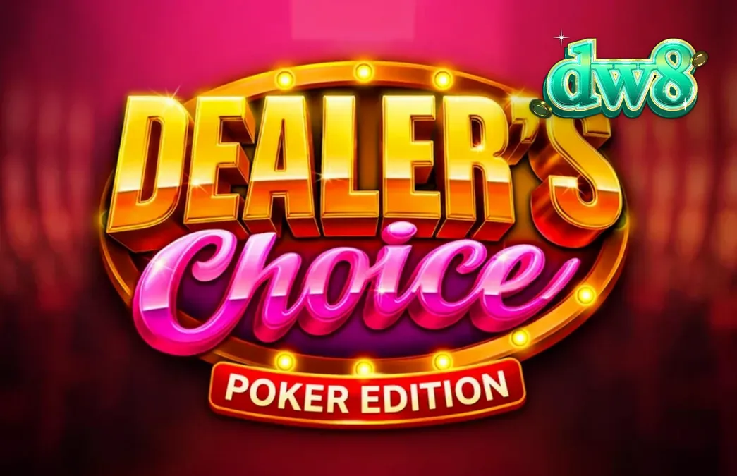 Interface de jogo do slot Dealer's Choice: Poker Edition com tema de pôquer